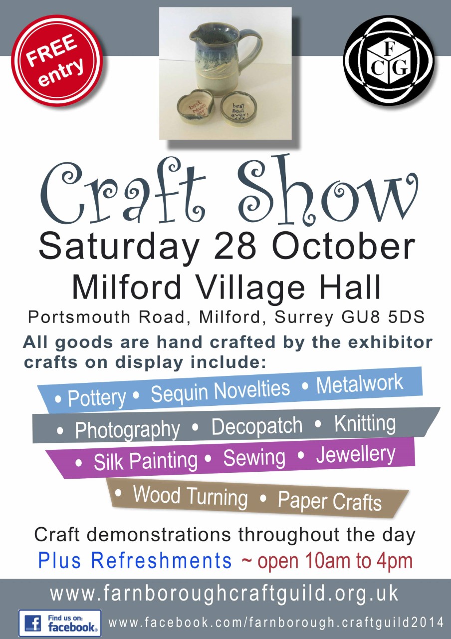 Craft Fair at Milford Village Hall Craft Fair in Milford Surrey