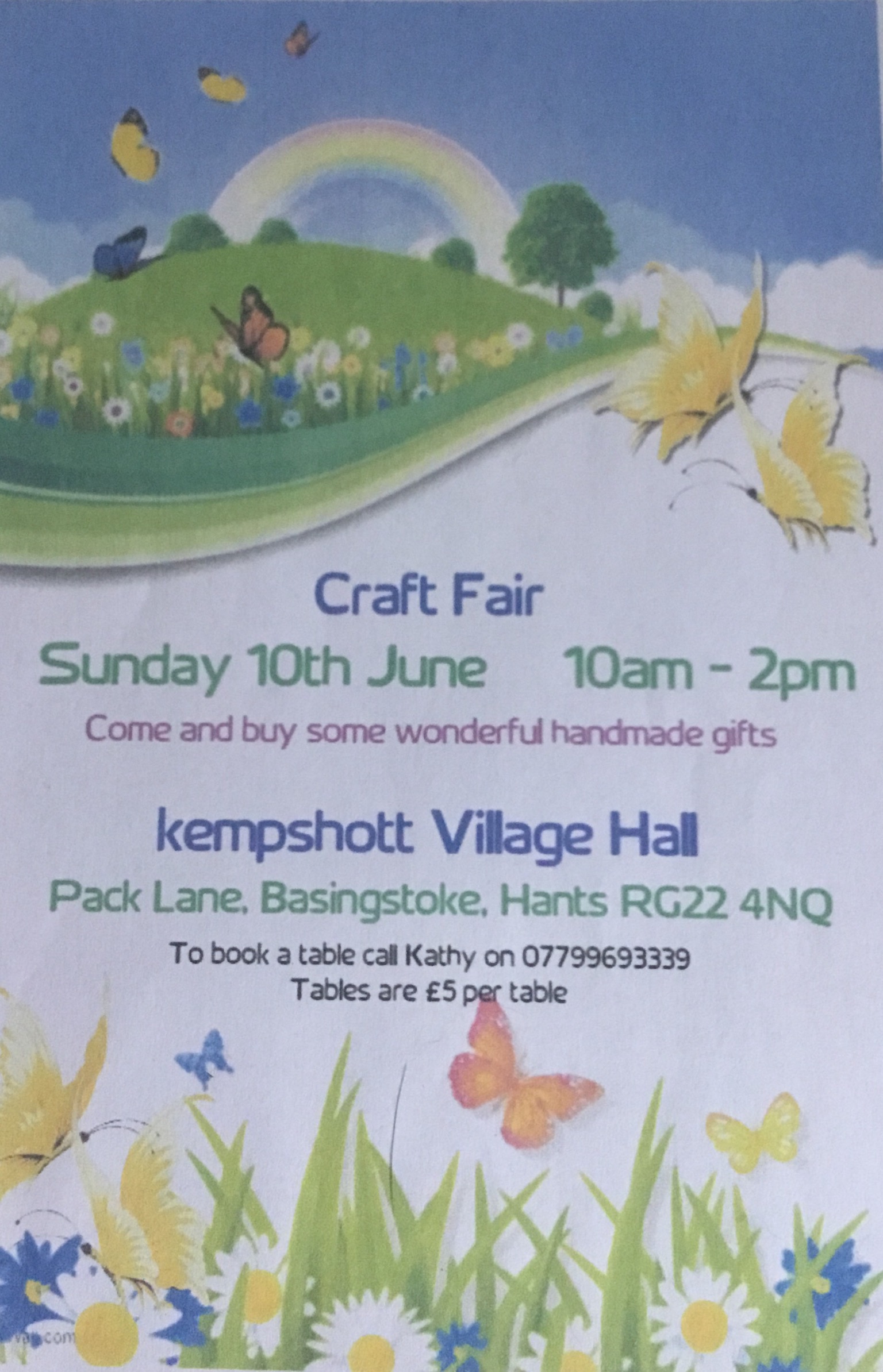 Craft Fair at Kempshott Village Hall Craft Fair in Basingstoke Hampshire