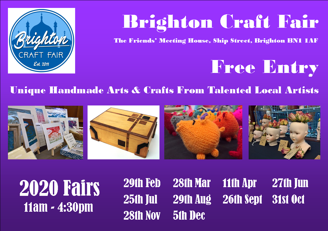 Brighton Craft Fair Craft Fair in Brighton East Sussex